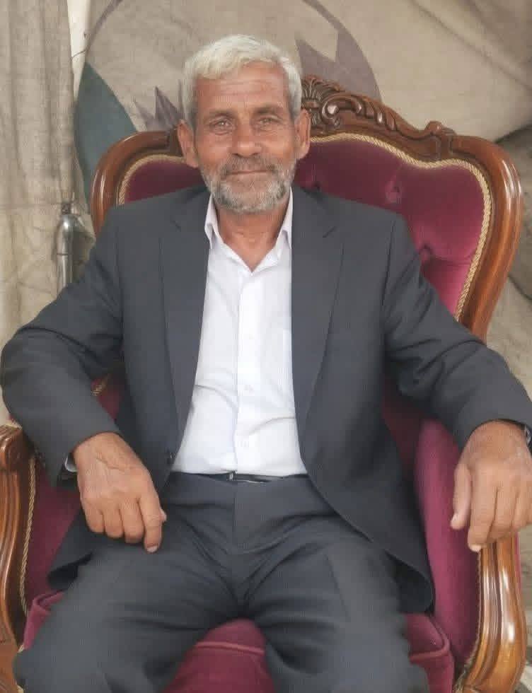 Martyr Muhammad Ahmed Al-Najjar, who was killed in a strike on a group of citizens in Halawa camp in Jabalia al-Balad, north of Gaza, this afternoon