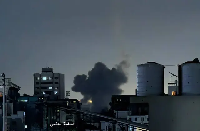 Israeli army detonates a booby-trapped robot in the eastern areas of Gaza City