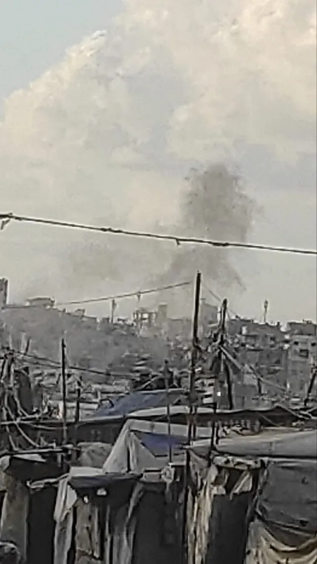 Shelling from an Israeli drone near Muqatta' nursery on Al-Nafaq Street north of Gaza City