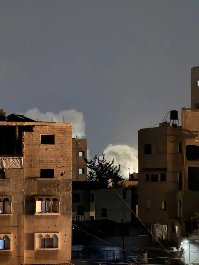 جيش الاحتلال ينفذ عملية نسف في حي الشجاعية شرقي مدينة غزة