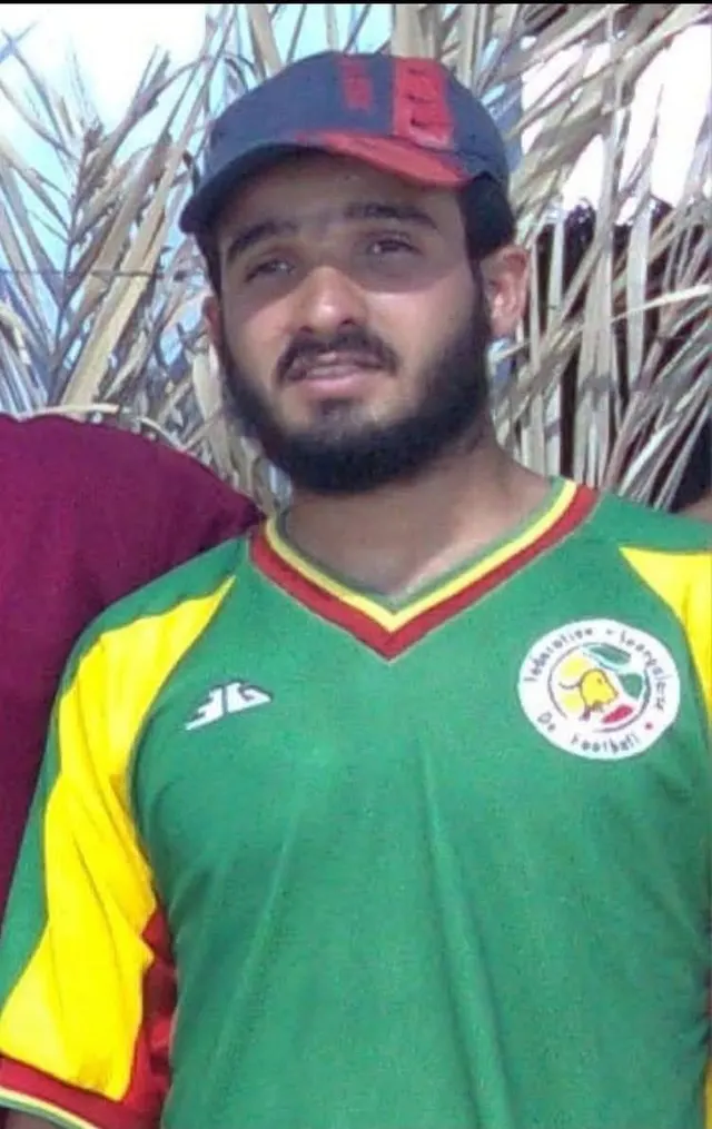 (Updated) The martyrdom of Muhammad Nasser Suleiman Al-Bayouk in the Israeli bombardment on the Nahr al-Bared area east of the slaughterhouse south of the Gaza Strip