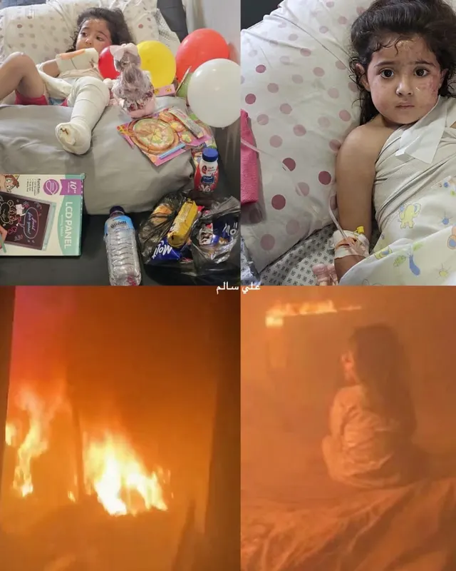 She lost her mother and father… and today she survived the shelling miraculously!