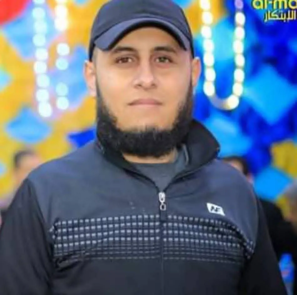 الشهيد حسن زيدان الديري الذي ارتقى جراء استهداف دراجة هوائية قرب مسجد الاستجابة في حي الصبرة جنوب مدينة غزة — صورة 1