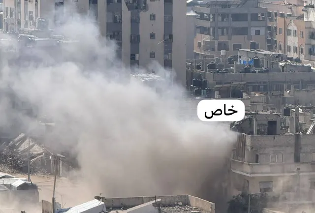 La aviación de la ocupación lanza un bombardeo en las inmediaciones de la zona de Sweidi Al-Nasr, al oeste de Gaza.