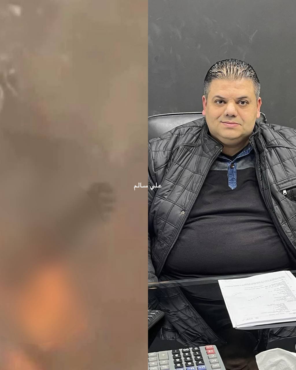 He burned while calling for help from passersby…