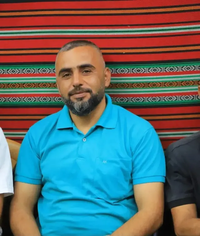 Martyr Abduljawad Hatim Joudeh, who was killed after an Israeli drone targeted a security point in the vicinity of Fish Farsh, southern Gaza Strip.