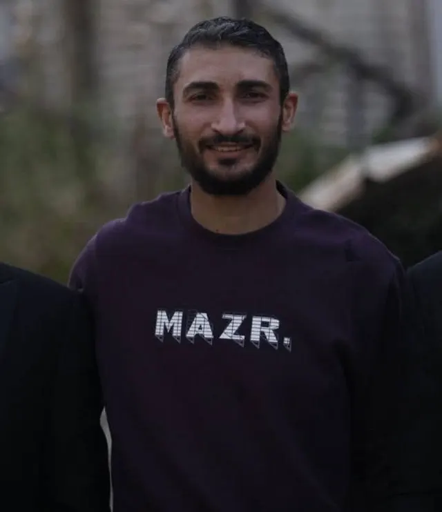 The martyr Abdul Rahim Al-Hour who was killed in the occupation's shelling of a vehicle in the Tel al-Hawa neighborhood in Gaza