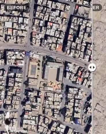 عاجل | مفزاكي راعام: تكشف صور الأقمار الصناعية حجم الدمار الذي خلّفته الحرب في محيط مدرسة القادسية في رفح، من خلال مقارنة صورة للمنطقة عام 2022 بصورة أخرى عام 2026.