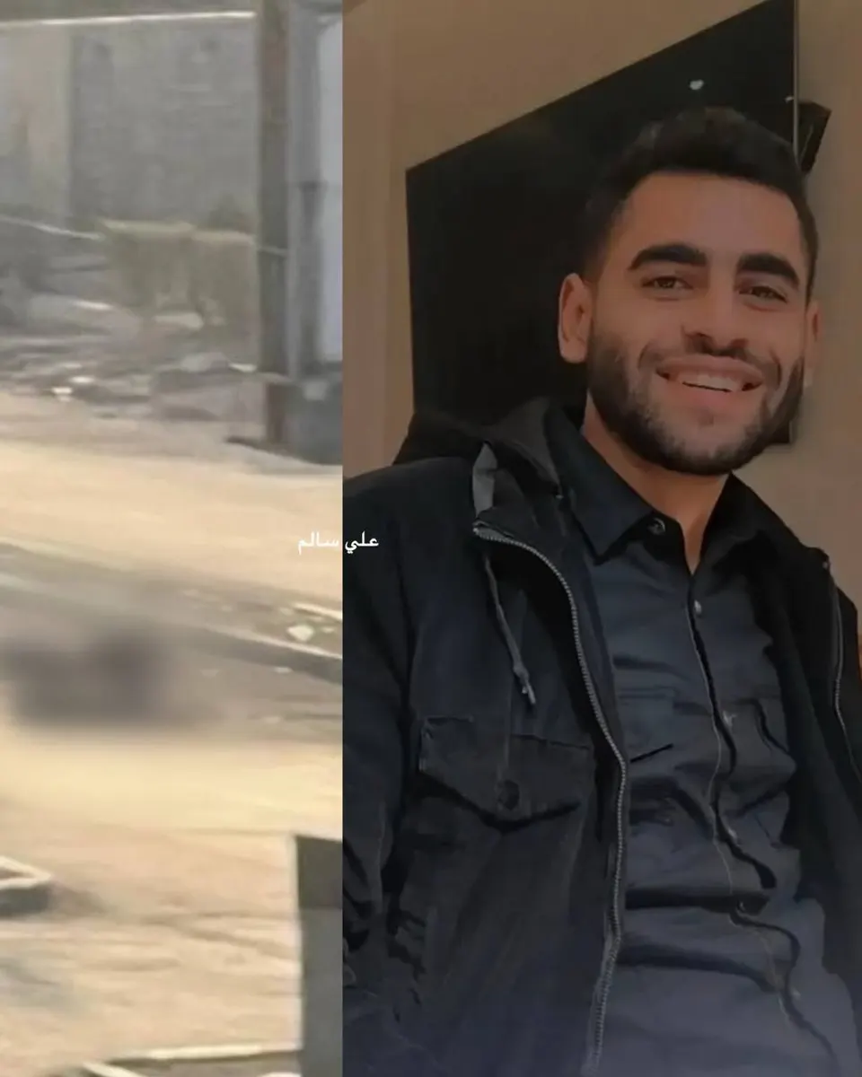 El mártir Wajdi al-Sous, que ascendió tras un ataque israelí contra una motocicleta cerca de la entrada de Nuseirat en la calle Salah al-Din, en el centro de la Franja de Gaza. — Imagen 1