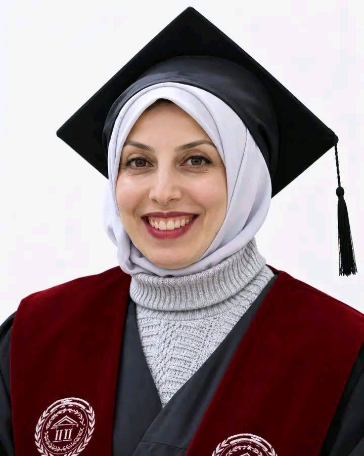 The martyrdom of academic and head of the Multimedia Department at the University of Palestine, Yasmin Khamis Al-Bubou Baga, in an occupation airstrike tonight on Gaza City.